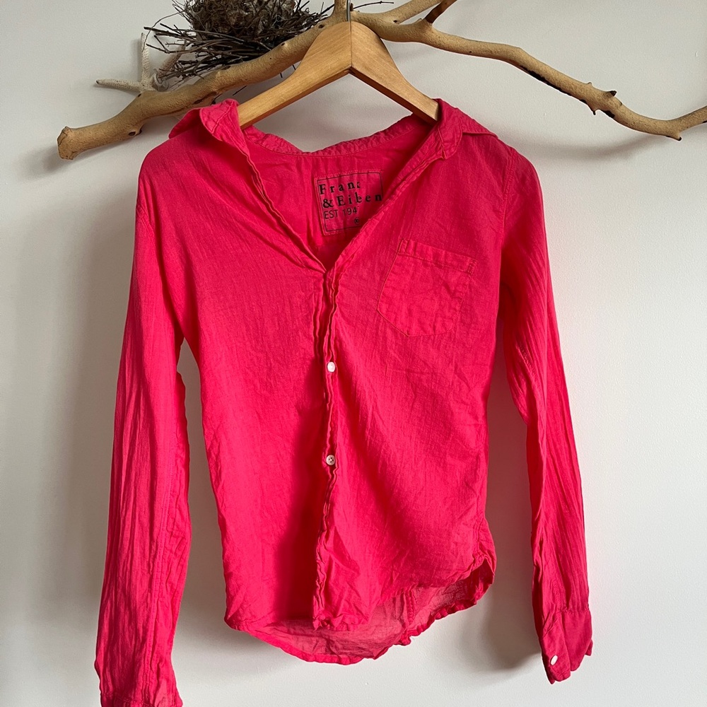 Frank & Eileen Hot Pink Shirt
